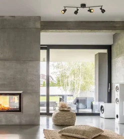 Sisustusvalaisimet^ Aneta Lighting taitettava kattospotti Ferdinand 4-osainen mu