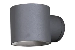 Ulkovalaisimet^ Aneta Lighting ulkoseinävalaisin Ekerum harmaa pyöreä