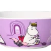 Astiat^Moomin Arabia Muumi Kulho 15 cm Niiskuneiti liila