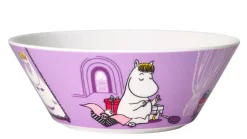 Astiat^Moomin Arabia Muumi Kulho 15 cm Niiskuneiti liila