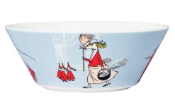 Astiat^Moomin Arabia Muumi kulho 15 cm Vilijonkka harmaa