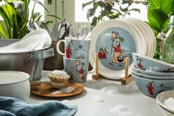 Astiat^Moomin Arabia Muumi kulho 15 cm Vilijonkka harmaa