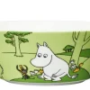 Astiat^Moomin Arabia Muumi Kulho Muumipeikko nurmenvihreä 15 cm