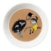 Astiat^Moomin Arabia Muumi lautanen 19 cm Haisuli vauhdissa