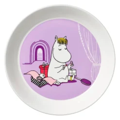 Astiat^Moomin Arabia Muumi Lautanen 19 cm Niiskuneiti liila