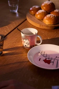 Astiat^Moomin Arabia Muumi Lautanen Ninni puuteri 19 cm