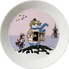 Astiat^Moomin Arabia Muumi Lautanen Tuutikki  19 cm violetti