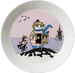 Astiat^Moomin Arabia Muumi Lautanen Tuutikki  19 cm violetti