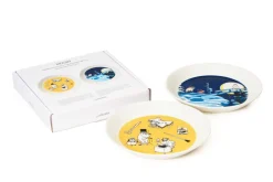 Astiat^Moomin Arabia Muumi lautaset 19 cm Toimisto&Talviyö