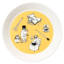Astiat^Moomin Arabia Muumi lautaset 19 cm Toimisto&Talviyö