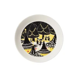 Astiat^Moomin Arabia Muumi Lautassetti Keltainen&hurraa 19 cm 2 kpl