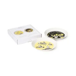 Astiat^Moomin Arabia Muumi Lautassetti Keltainen&hurraa 19 cm 2 kpl
