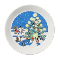 Astiat^Moomin Arabia Muumi lautassetti Piirustus & Joulu
