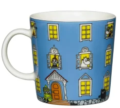 Astiat^Moomin Arabia Muumi muki Muumitalo 0,3 L sininen