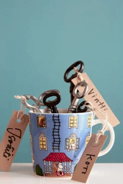 Astiat^Moomin Arabia Muumi muki Muumitalo 0,3 L sininen