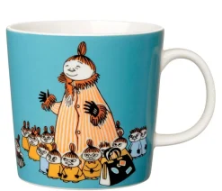 Astiat^Moomin Arabia Muumi muki Mymmelin äiti 0,3 L turkoosi