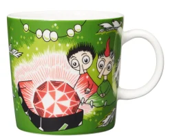 Astiat^Moomin Arabia Muumi muki Tiuhti ja Viuhti 0,3 L vihreä