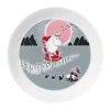Astiat^Moomin Arabia Muumi Seikkailu Lautanen Muutto 19 cm