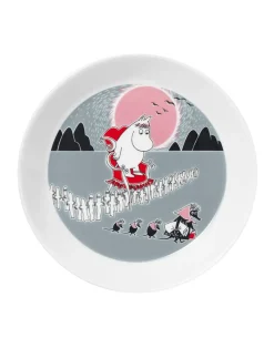 Astiat^Moomin Arabia Muumi Seikkailu Lautanen Muutto 19 cm