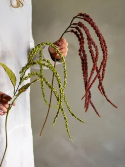 Koriste-Esineet^Bloomingville koristeoksa Foxtail punaruskea