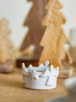 Lyhdyt Ja Kynttilänjalat^Bloomingville kynttilälyhty Starry valkoinen