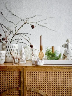 Lyhdyt Ja Kynttilänjalat^Bloomingville kynttilälyhty Starry valkoinen