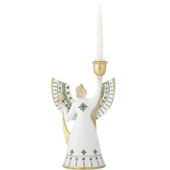 Lyhdyt Ja Kynttilänjalat^Bloomingville kynttilänjalka Evangeline valkoinen