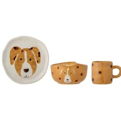 Lastenhuone|Astiat^Bloomingville Mini astiasto Fenix ruskea