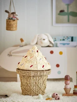 Lastenhuone^Bloomingville Mini kori Cillie kannella beige