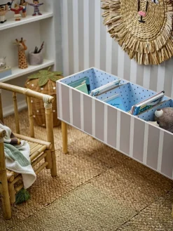 Säilytyskorit Ja Laatikot|Lastenhuone^Bloomingville Mini kori Pelino kannella ruskea