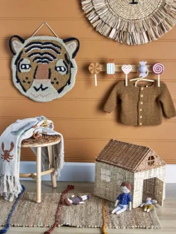 Lastenhuone|Hyllyt Ja Telineet^Bloomingville Mini naulakko Rudy ruskea