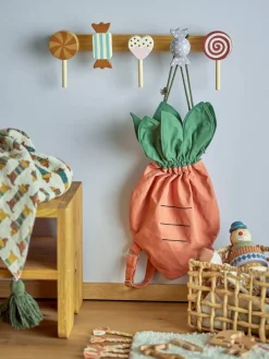 Lastenhuone|Hyllyt Ja Telineet^Bloomingville Mini naulakko Rudy ruskea