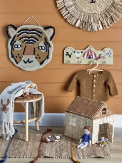 Hyllyt Ja Telineet|Lastenhuone^Bloomingville Mini naulakko Miou ruskea