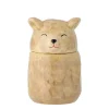Lastenhuone^Bloomingville Mini purkki Puk kannella ruskea