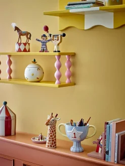 Lastenhuone^Bloomingville Mini purkki Agnes kannella valkoinen