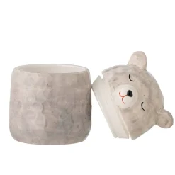 Lastenhuone^Bloomingville Mini rasia Puk kannella harmaa