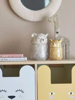 Lastenhuone^Bloomingville Mini rasia Puk kannella harmaa