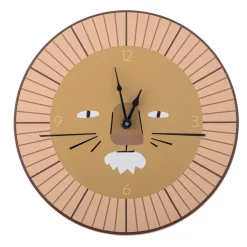 Lastenhuone|Kellot Ja Peilit^Bloomingville Mini seinäkello Harrison ruskea