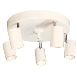 Sisustusvalaisimet^By Rydu00e9ns By Rydéns Correct 5-os. kattovalaisin mattavalkoinen