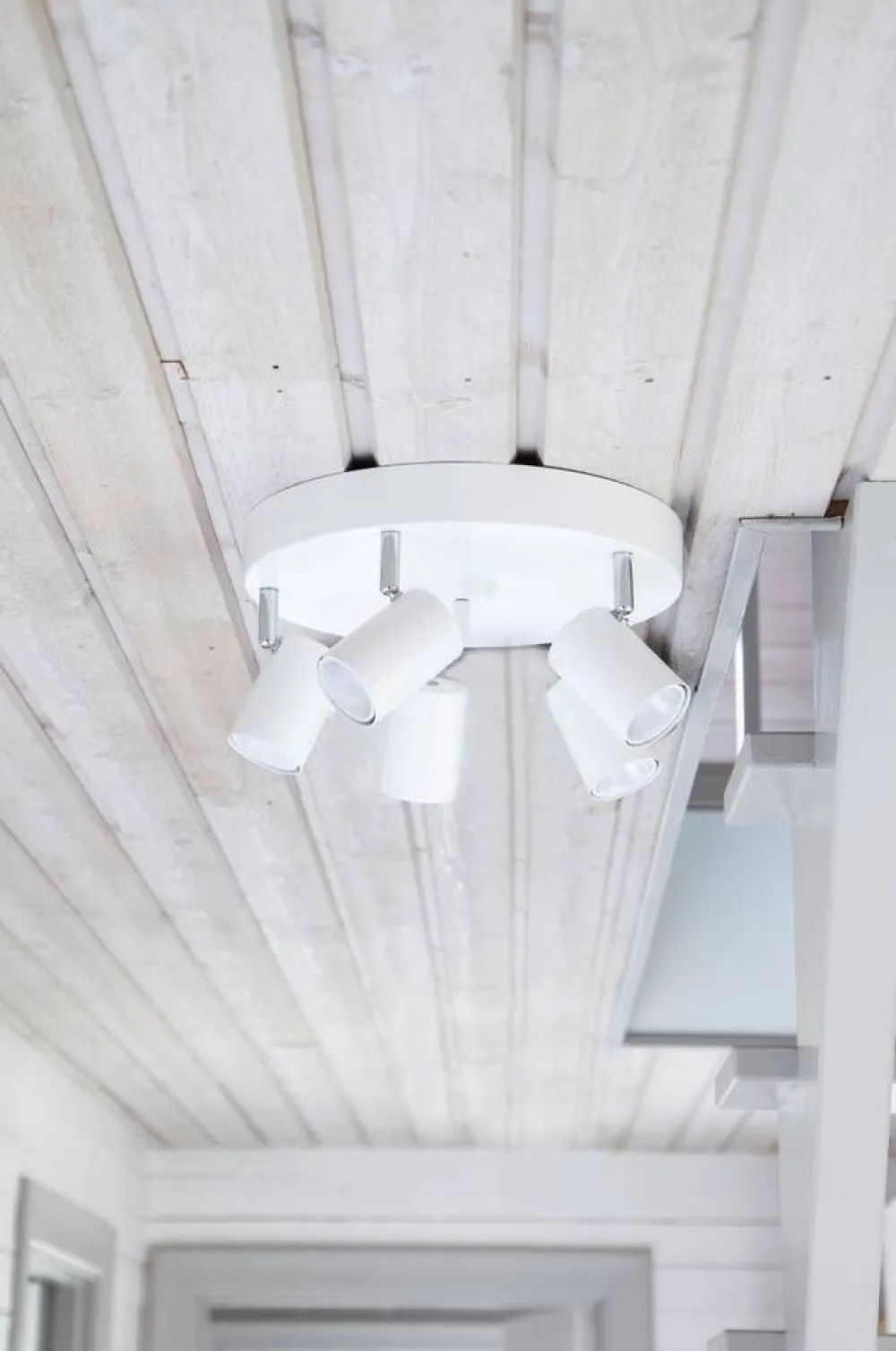 Sisustusvalaisimet^By Rydu00e9ns By Rydéns Correct 5-os. kattovalaisin mattavalkoinen