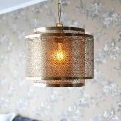 Sisustusvalaisimet^By Rydu00e9ns By Rydéns Hermine riippuvalaisin mattamessinki