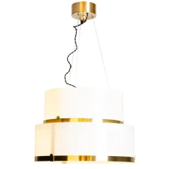 Sisustusvalaisimet^By Rydu00e9ns By Rydéns kattovalaisin Marcel messinki/valkoinen