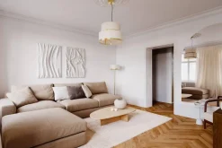 Sisustusvalaisimet^By Rydu00e9ns By Rydéns kattovalaisin Marcel messinki/valkoinen