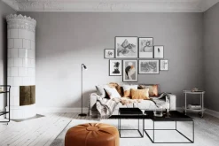 Sisustusvalaisimet^By Rydu00e9ns By Rydéns lattiavalaisin Curve mattamusta