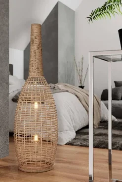 Sisustusvalaisimet^By Rydu00e9ns By Rydéns lattiavalaisin Seagrass Luonnonvärinen