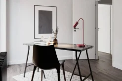 Sisustusvalaisimet^By Rydu00e9ns By Rydéns pöytävalaisin Curve punainen