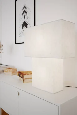 Sisustusvalaisimet^By Rydu00e9ns By Rydéns pöytävalaisin iSquare valkoinen