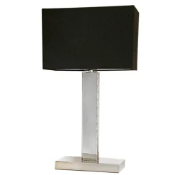 Sisustusvalaisimet^By Rydu00e9ns By Rydéns pöytävalaisin Prime 47 cm kromi/musta varjostin