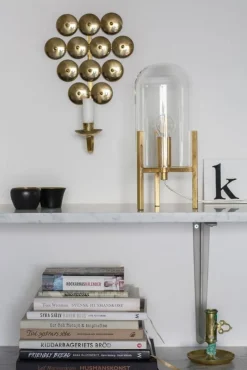 Sisustusvalaisimet^By Rydu00e9ns By Rydéns pöytävalaisin Smokey kullanvärinen