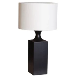 Sisustusvalaisimet^By Rydu00e9ns By Rydéns pöytävalaisin Woody korkea musta/valkoinen